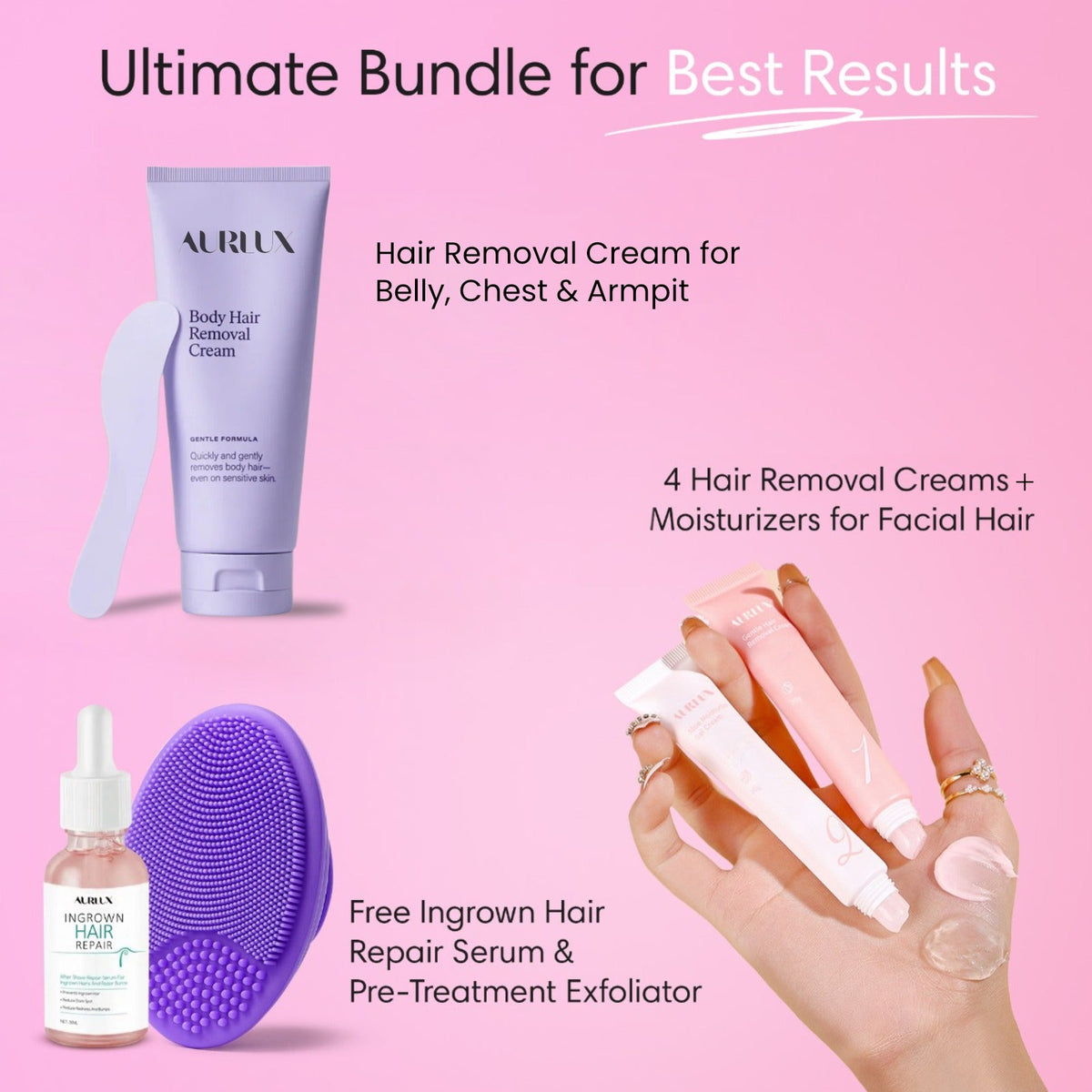 Painless Body Hair Removal Cream