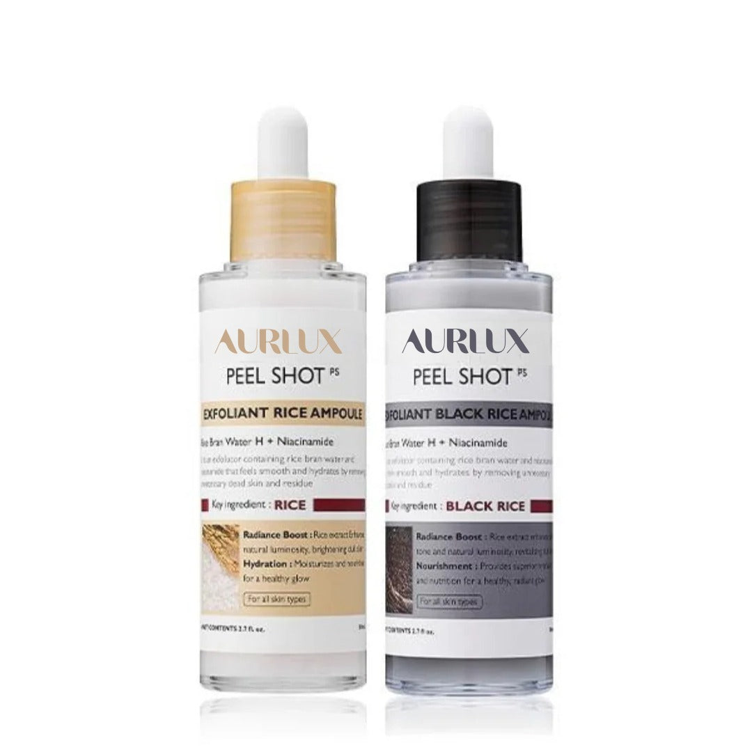 Peel Shot Glow Rice Ampoule Duo by Aurlux